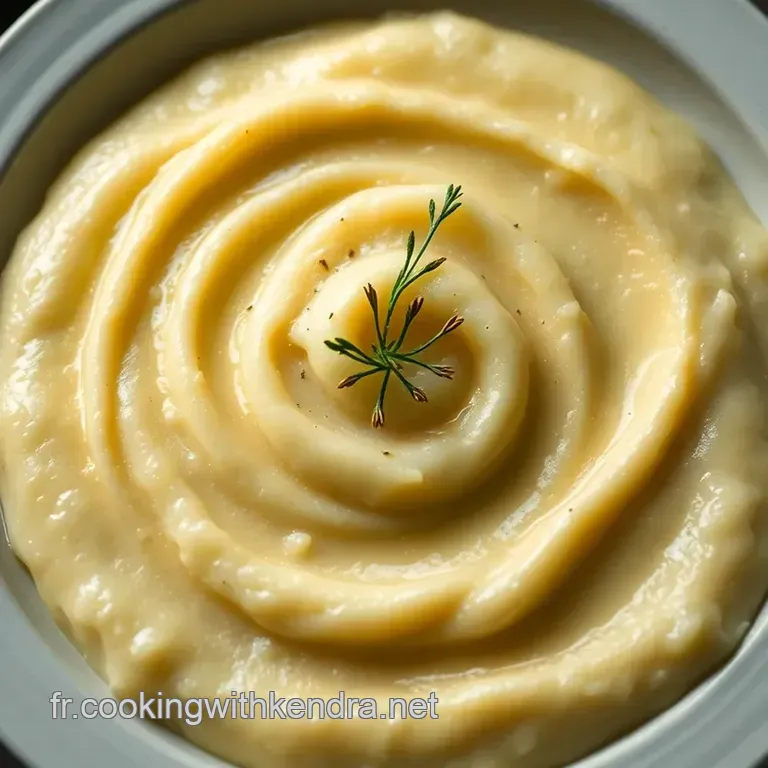 Pur&eacute;e Mousline Cr&eacute;meuse Avec Beurre Tranch&eacute; presentation