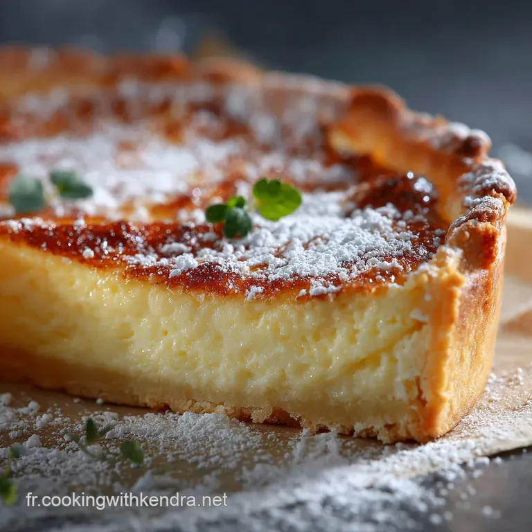 Quarkschneekuchen La Tarte Des Neiges L&eacute;g&egrave;re Facile Et A&eacute;rienne presentation