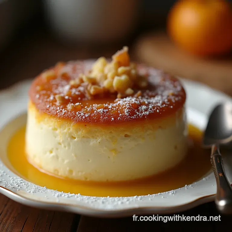 Le Nuage Allemand Quarkschneekuchen A&eacute;rien Sur Son Lit De Cr&egrave;me Vanille presentation