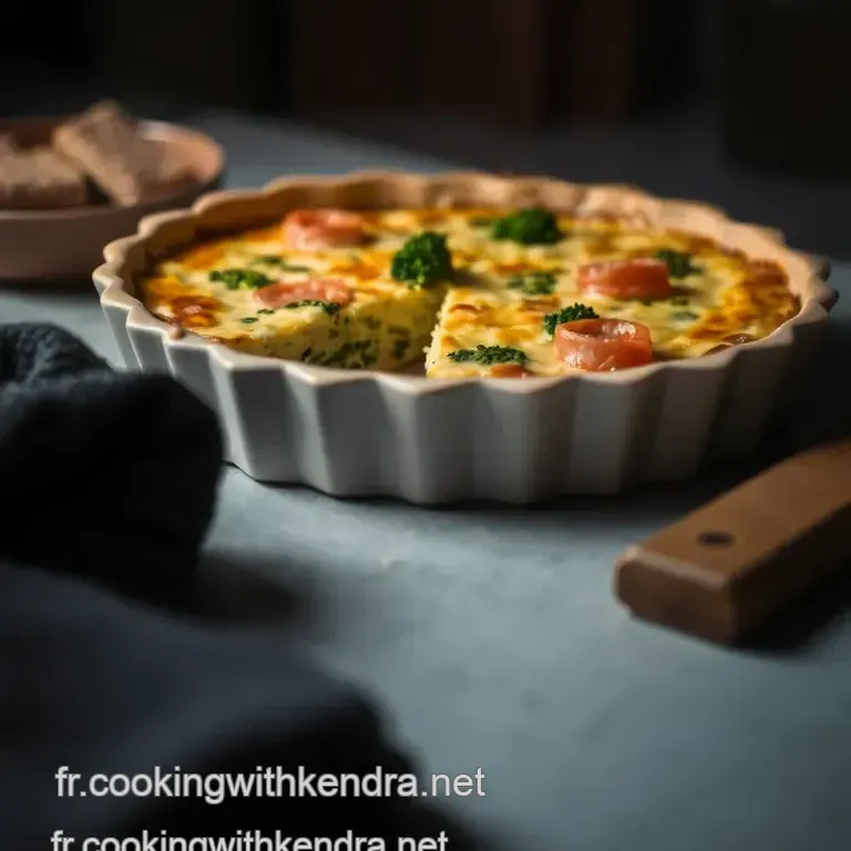 Quiche Brocoli Et Saumon : Une D&eacute;li-Cieuse &Eacute;vasion Culinaire presentation