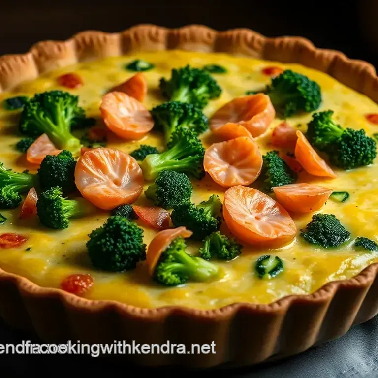 Quiche Brocoli et Saumon : Une D&eacute;li-cieuse &Eacute;vasion Culinaire