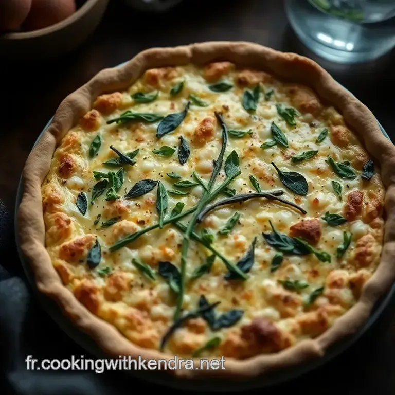 Quiche &Eacute;pinards Et Ch&egrave;vre &ndash; L&rsquo;alliance Parfaite Du Terroir Et De La Fra&icirc;cheur presentation