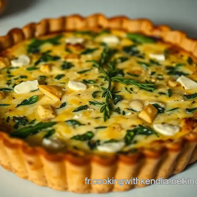 Quiche &eacute;pinards et ch&egrave;vre &ndash; l&rsquo;alliance parfaite du terroir et de la fra&icirc;cheur