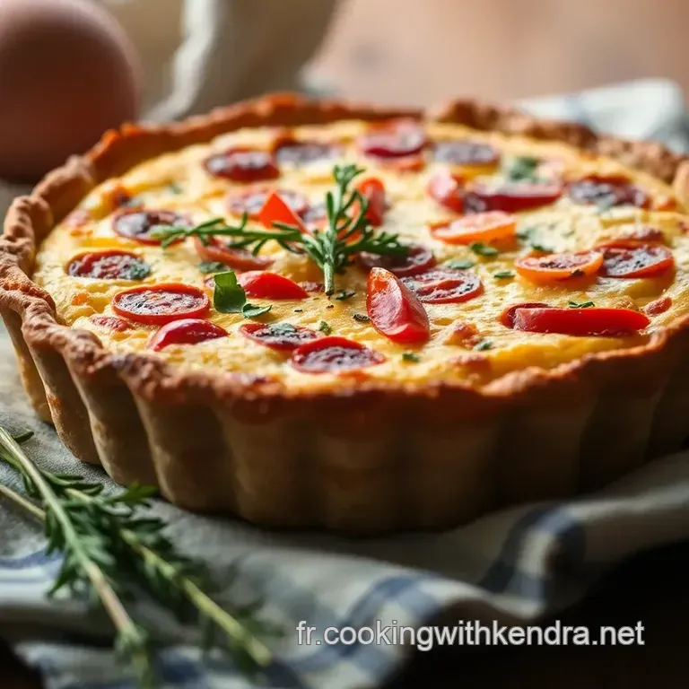 Quiche Ratatouille : Une &Eacute;vasion M&eacute;diterran&eacute;enne presentation