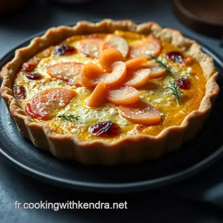 Quiche Saumon Poireaux : L essence De La Cuisine Fran&ccedil;aise presentation