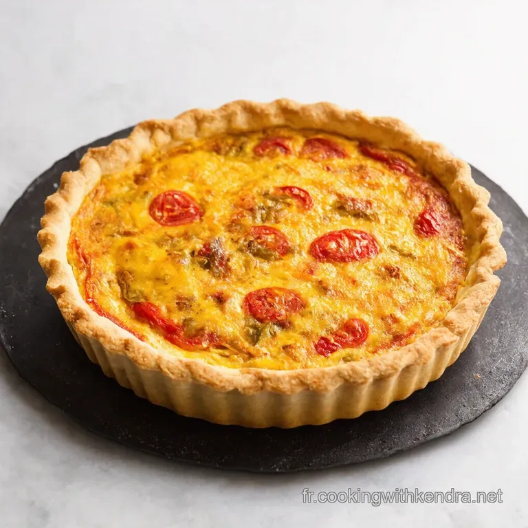 Quiche Thon Moutarde Tomates R&ecirc;ve de Riviera