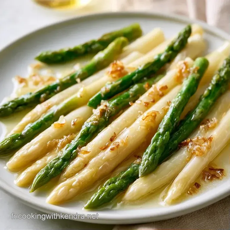 Align&eacute;s avec soin, des l&eacute;gumes blancs tendres contrastent avec un coulis jaune onctueux et quelques herbes fra&icirc;ches.