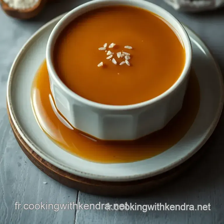 Recette De Caramel Beurre Sal&eacute; (Caramel Au Beurre Sal&eacute;) presentation