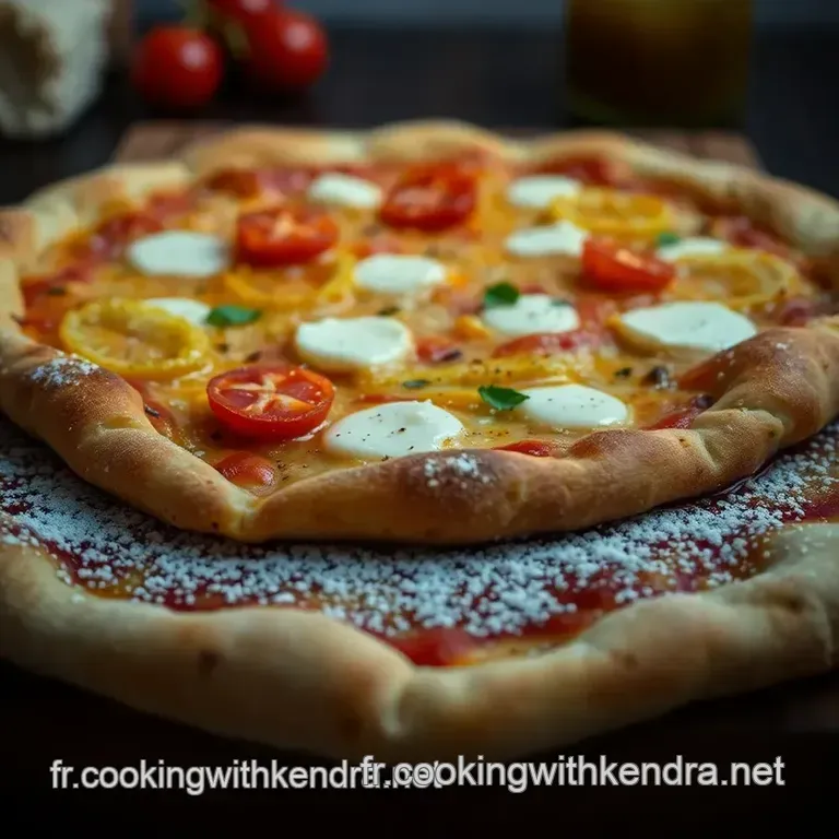 Recette De Pizza Au Ch&egrave;vre Et Miel presentation