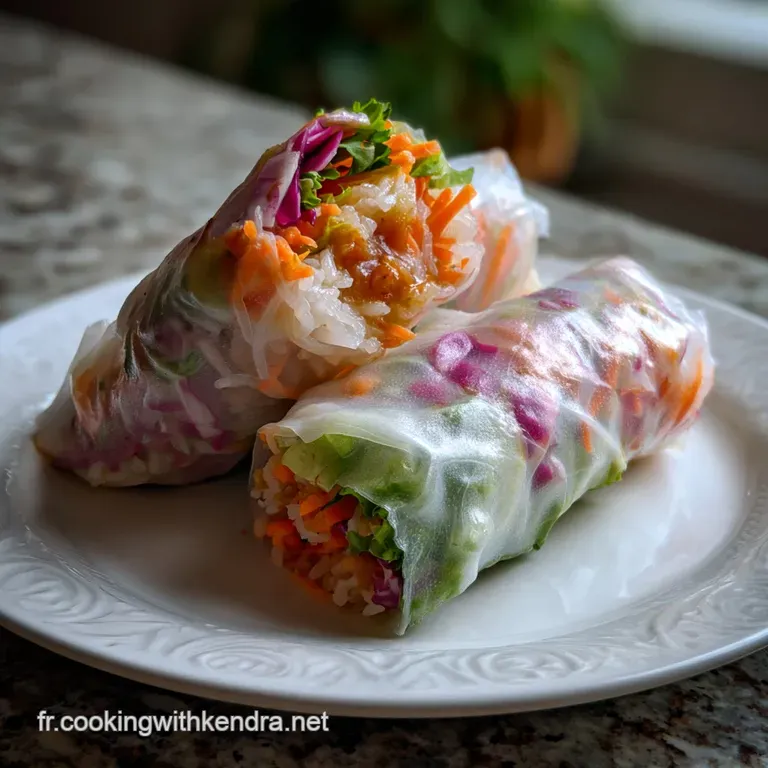 Feuille De Riz : Le Secret Des Rouleaux De Printemps Fra&icirc;cheur presentation