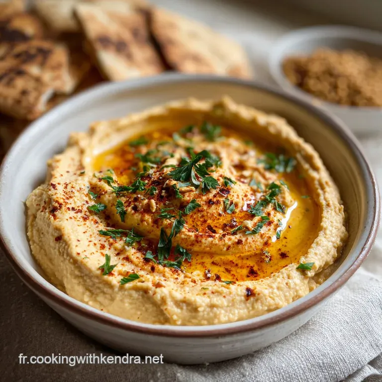 Recette Houmous Maison : Cr&egrave;me A&eacute;rienne et Onctueuse