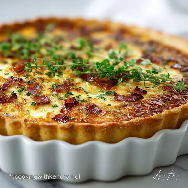 Recette Quiche Lorraine Traditionnelle et Moelleuse
