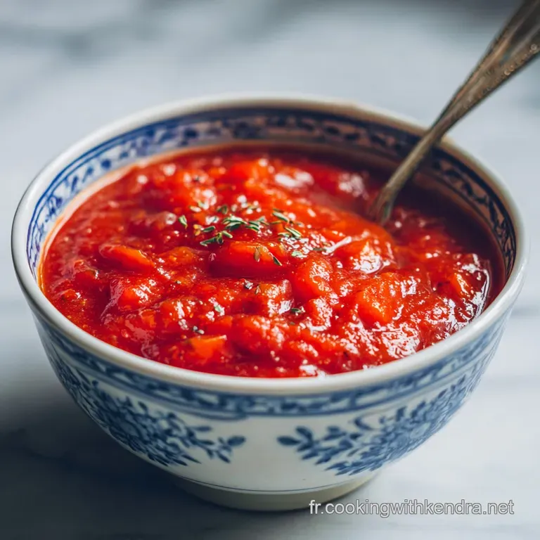 Recette Sauce Tomate Maison Traditionnelle