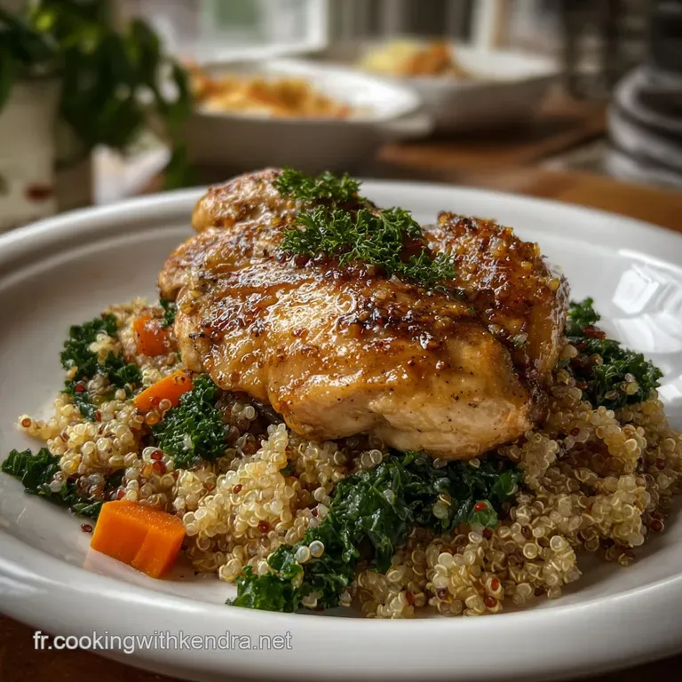 Elegant plate with tender chicken, crisp greens, and juicy tomato wedges. Light sauce glistening, ready to be enjoyed. A b...