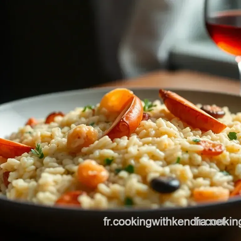 Risotto aux Crevettes de la Mer M&eacute;diterran&eacute;e