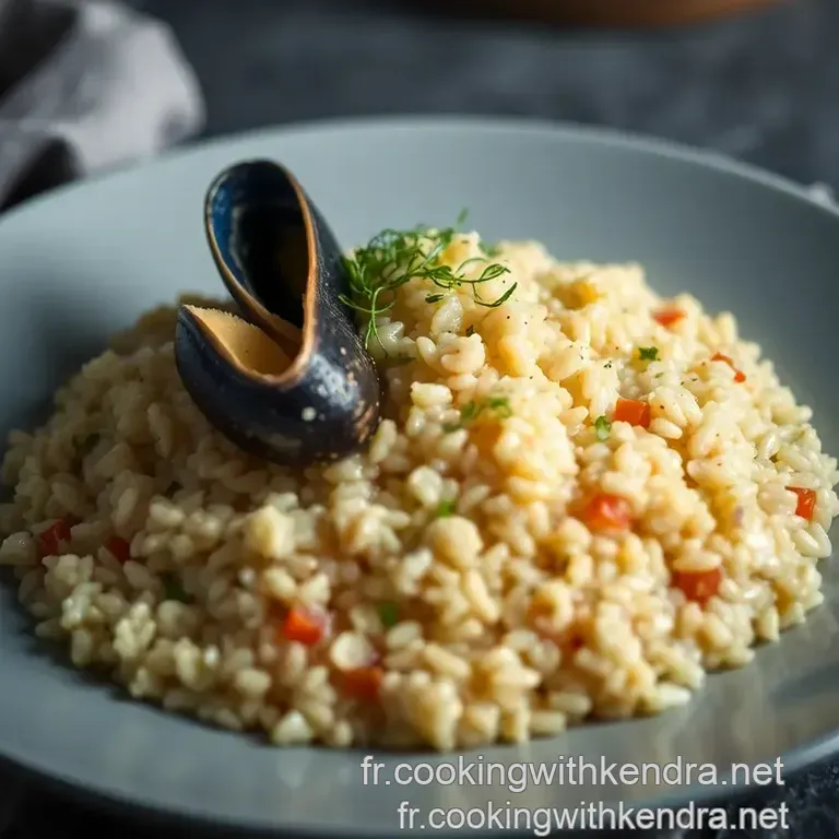 Risotto Aux Saint-Jacques : Un D&eacute;lice Cr&eacute;meux Aux Saveurs Maritimes presentation