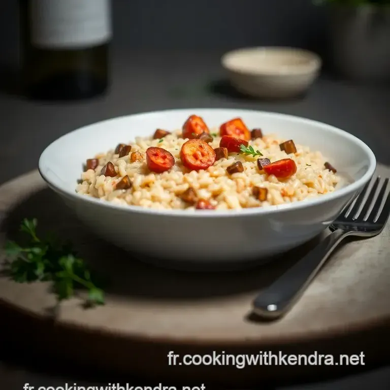 Risotto Chorizo: La Fiesta Espagnole Dans Votre Assiette presentation