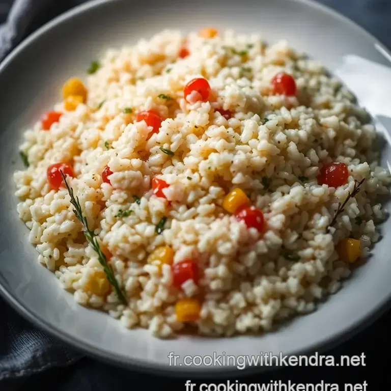 Risotto Cr&eacute;meux Aux Poireaux Et Parmesan presentation
