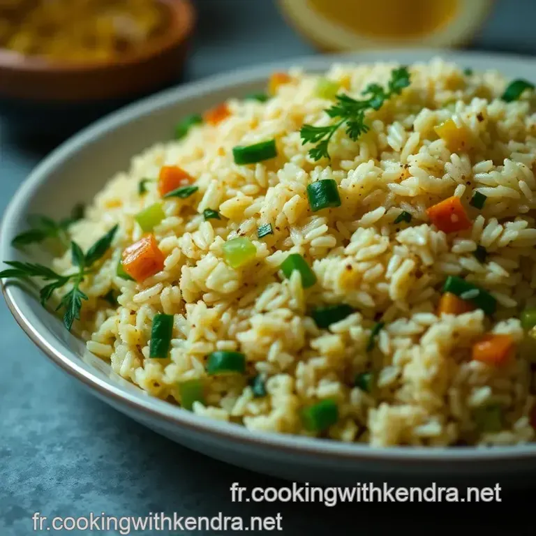 Riz Aux Courgettes Savoureux presentation