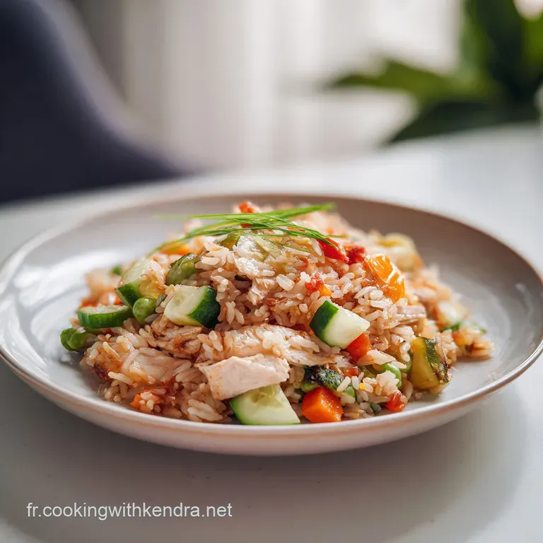 Recette Facile de Riz au Poulet et L&eacute;gumes