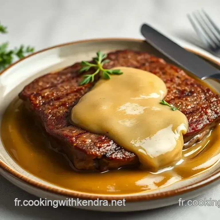 Rumsteak &agrave; la Po&ecirc;le Sauce au Beurre Persill&eacute;