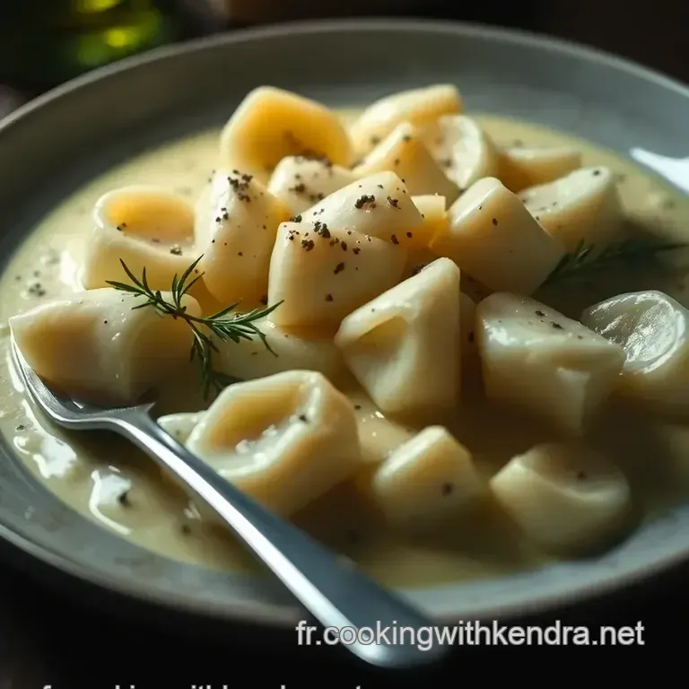 Saint-Jacques Po&ecirc;l&eacute;es Au Beurre Blanc Et &Eacute;chalotes presentation