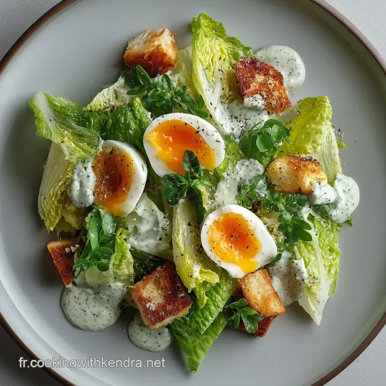 Salade C&eacute;sar du Chef : Recette Facile et Authentique