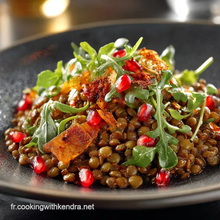 Salade De Lentilles Orientale Recette Fra&icirc;cheur Rapide Et Facile presentation