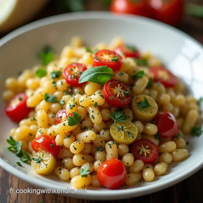La Belle Orientale Salade de Lentilles Parfum&eacute;e aux Agrumes et aux Fines Herbes