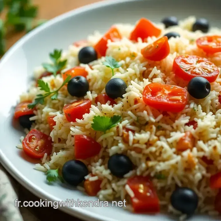Salade De Riz Color&eacute;e Et Fra&icirc;che presentation