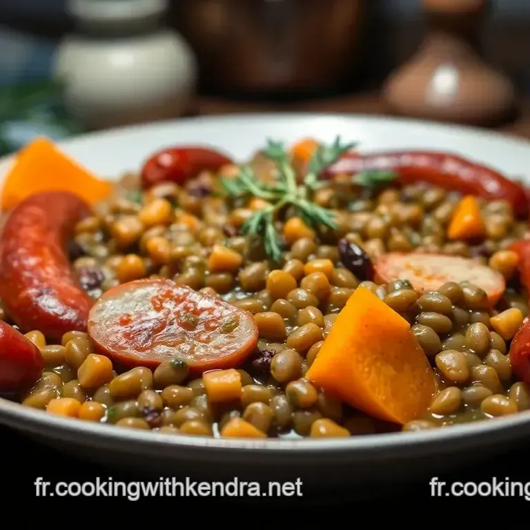 Saucisse Lentille : Le d&eacute;jeuner r&eacute;confortant de la France