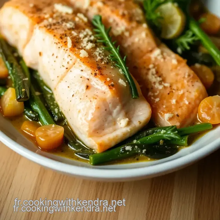 Saumon Aux &Eacute;pinards Cr&eacute;meux Et Parmesan presentation
