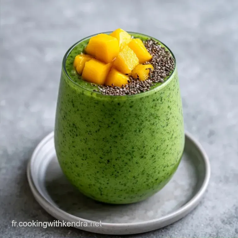 Smoothie Bowl Vert &Eacute;quilibr&eacute; &agrave; la Mangue