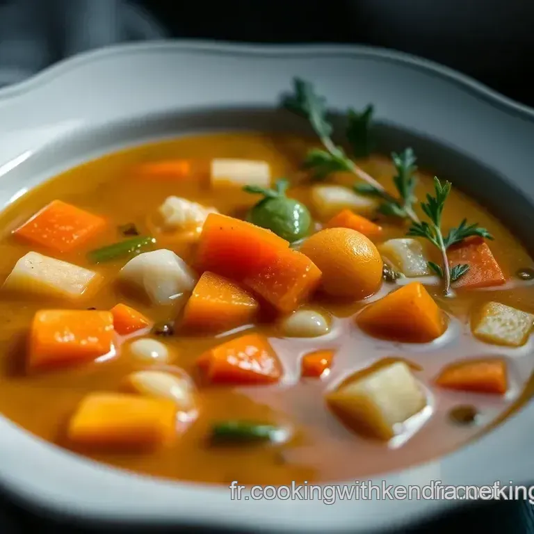 Soupe de L&eacute;gumes Riche et R&eacute;confortante