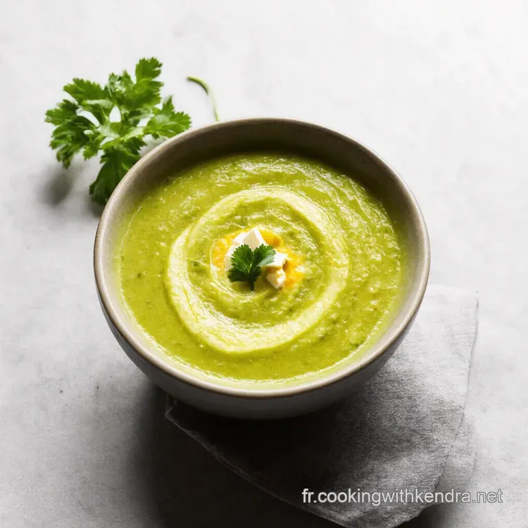 Soupe d&Eacute;t&eacute; Courgette Feta Menthe Basilic