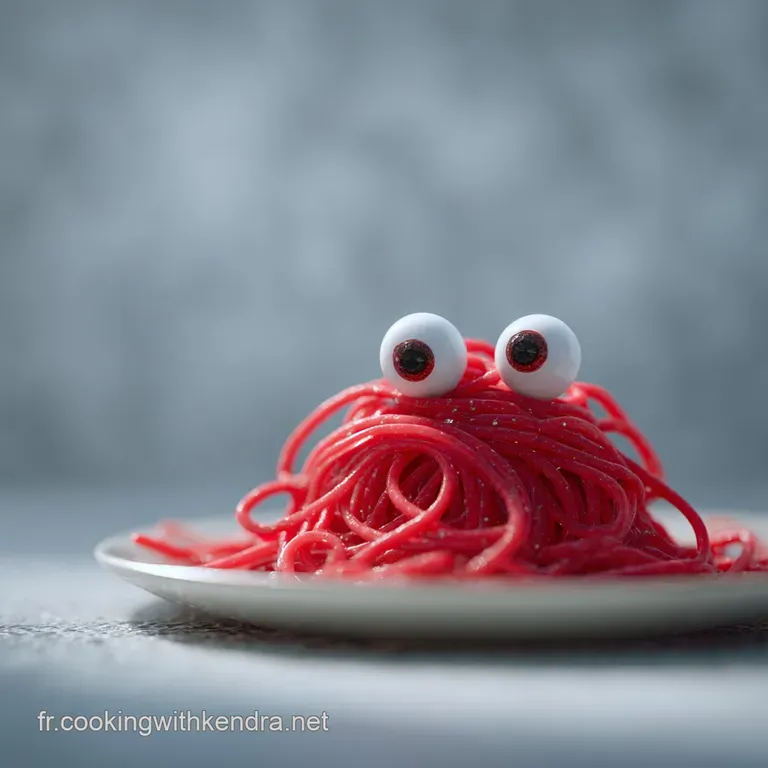 Spaghetti Ensanglant&eacute;s aux Yeux Globuleux