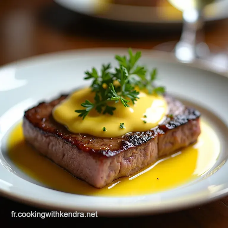 Steak au Beurre &agrave; lAil et Pommes de Terre Classique Bistro