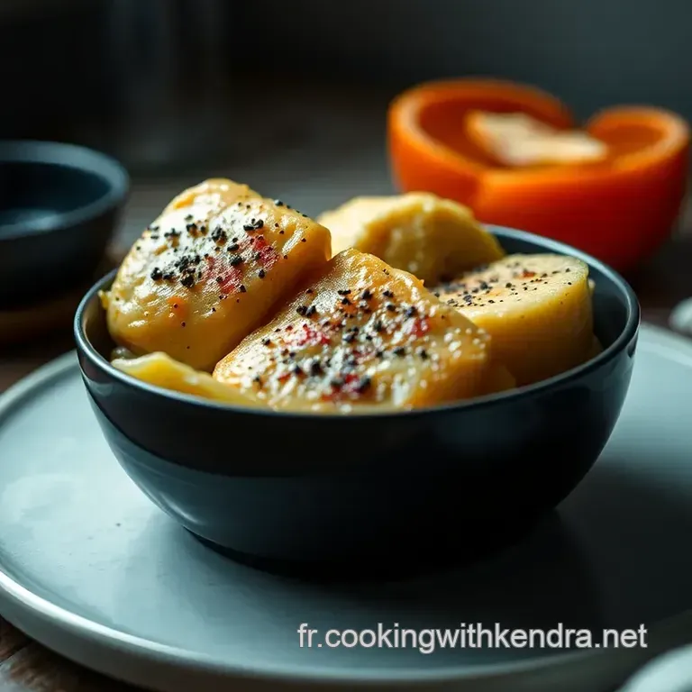 Supr&ecirc;me De Pintade Sauce Cr&egrave;me Aux Champignons presentation