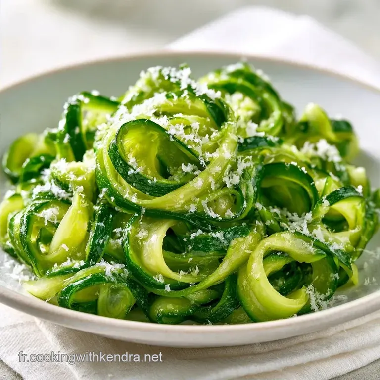Tagliatelles De Courgettes &Agrave; La Po&ecirc;le