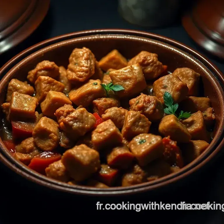 Tajine de Poulet aux Citrons Confits et Olives