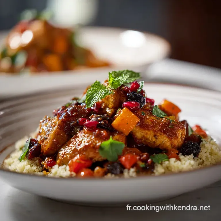 Tajine de Poulet: Recette aux &Eacute;pices et L&eacute;gumes