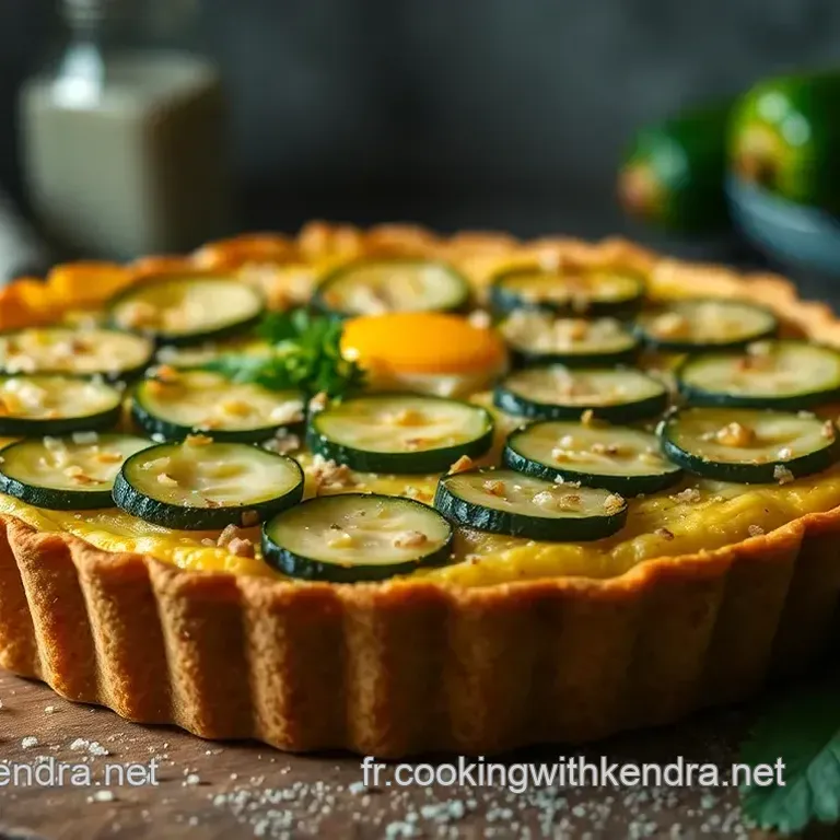 Tarte &agrave; la Courgette: Savoureuse et Printani&egrave;re