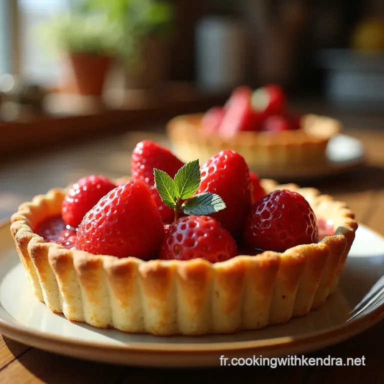 Tarte &Agrave; La Rhubarbe Facile Fa&ccedil;on Grandm&egrave;re presentation