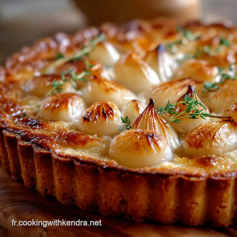 Tarte &Agrave; Loignon La Recette Dor&eacute;e Et Fondante &Agrave; Lancienne presentation