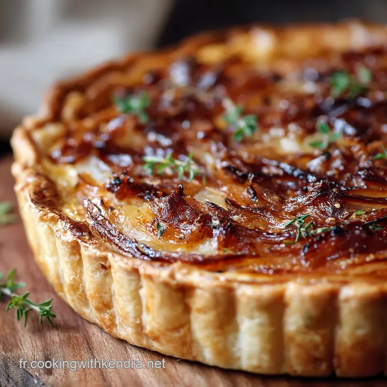 Tarte &agrave; loignon La recette dor&eacute;e et fondante &agrave; lancienne