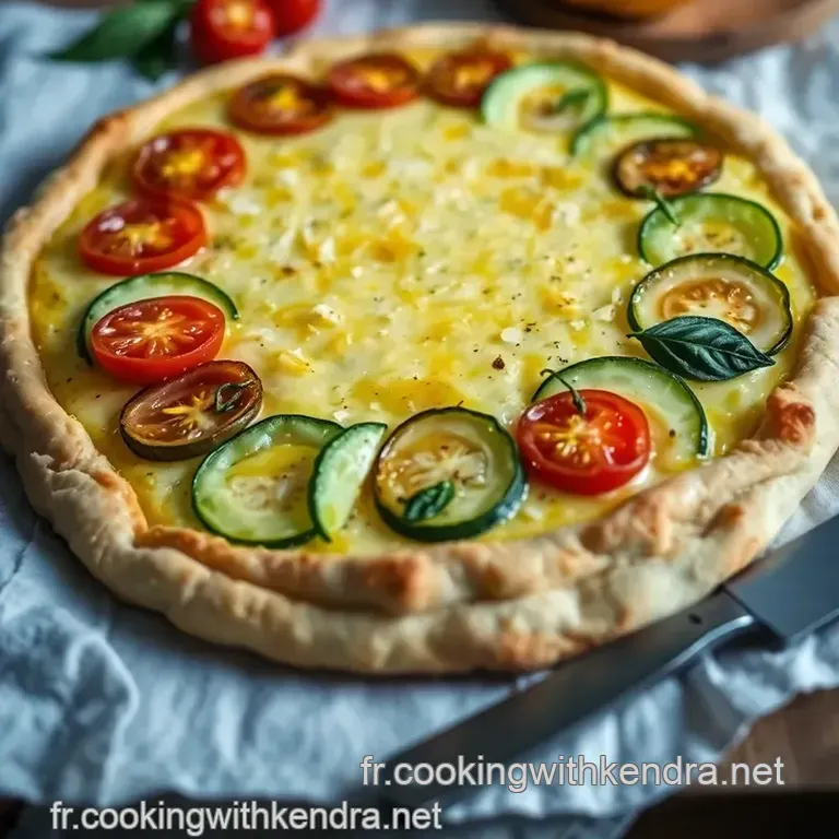 Tarte Aux Courgettes Et Tomates presentation