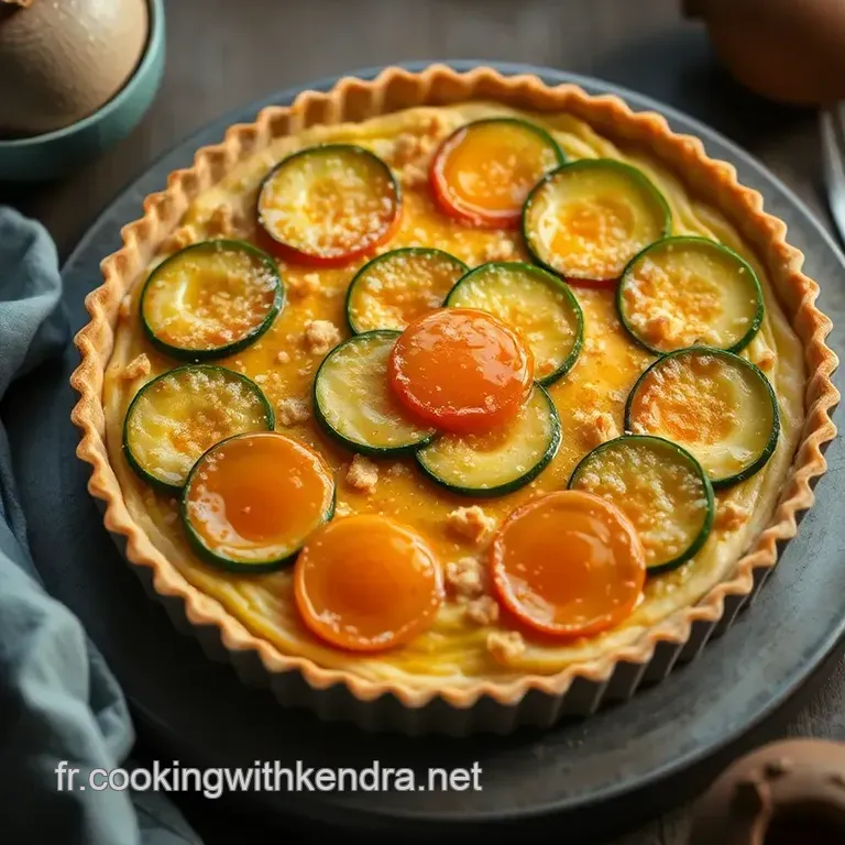 Tarte Aux Courgettes Savoureuse: La Recette De L &eacute;t&eacute; presentation