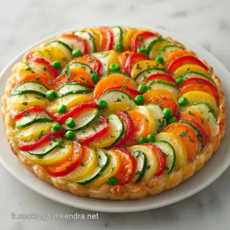 Tarte L&eacute;g&egrave;re Aux L&eacute;gumes: Fondante et Croquante