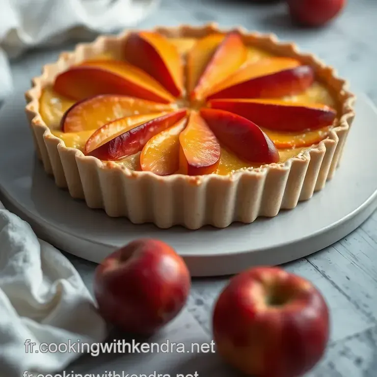 Tarte Aux Nectarines &Eacute;pic&eacute;e presentation