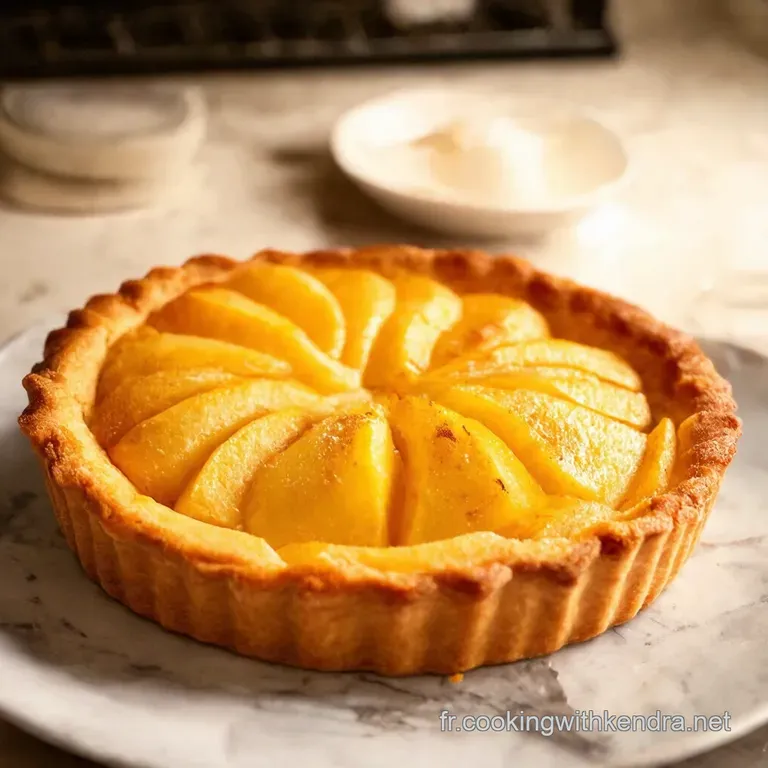 Tarte Aux Pommes Croustillante Et Facile presentation